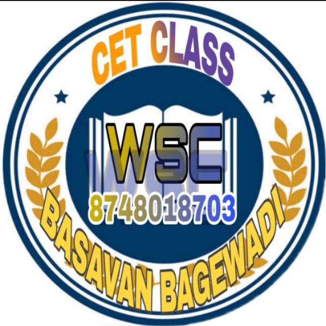 WSC CET CLASS BASAVAN BAGEWADI