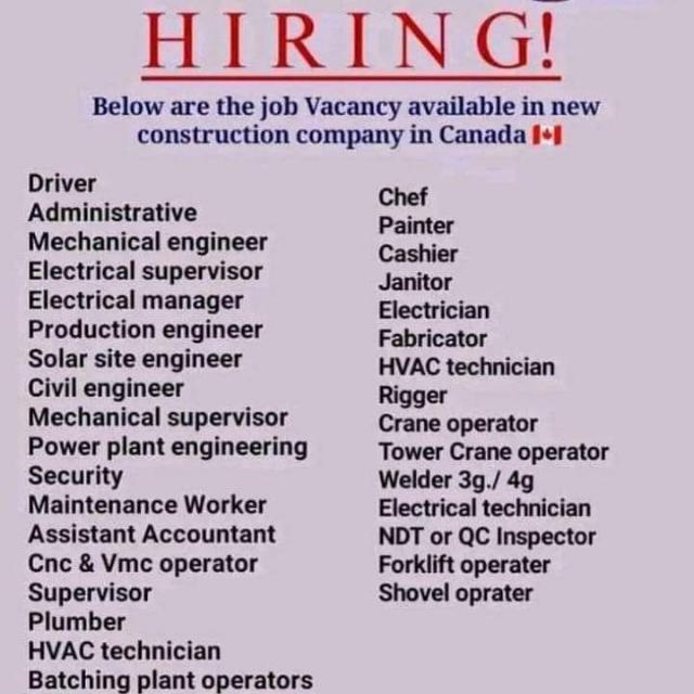 JOB VECANCY EUROPE/ USA