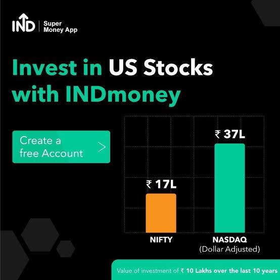 IND money Invest US stock