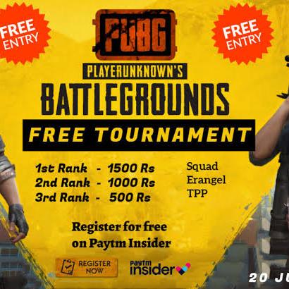 Pubg Tournament 💰💲💸