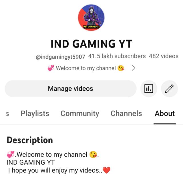 IND GAMING YT??