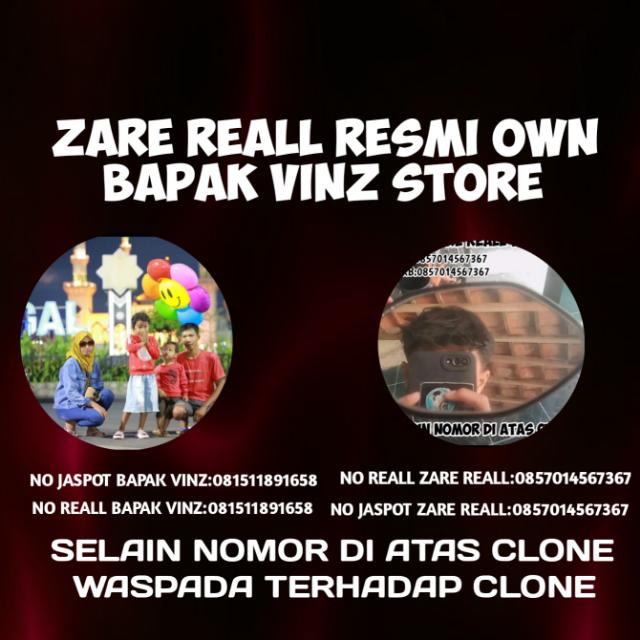 STOCK ZARE REALL 0.1 X BAPAK VINZ STORE