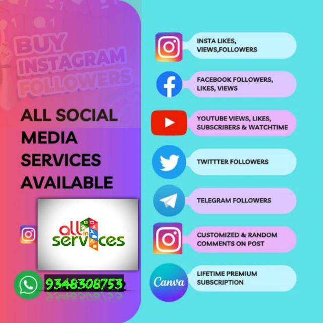 All social media services💯