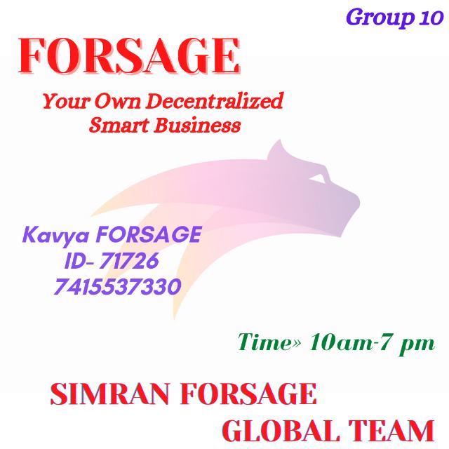 10🌹FORSAGE BUSINESS🌹SFGT