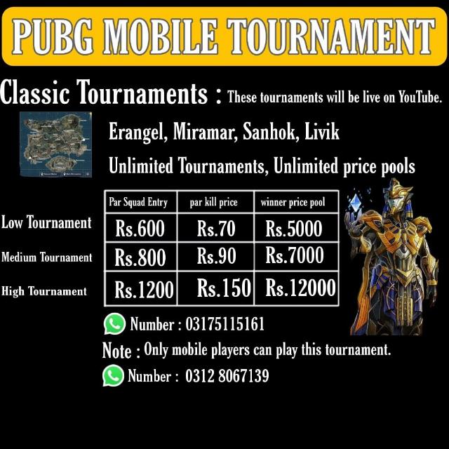 Pubg mobile Tournaments??