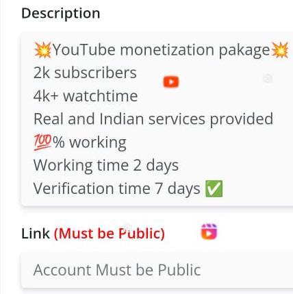 MONETIZE CHANNEL YOUTUBE