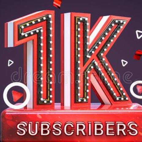 Only 1k YouTubeer