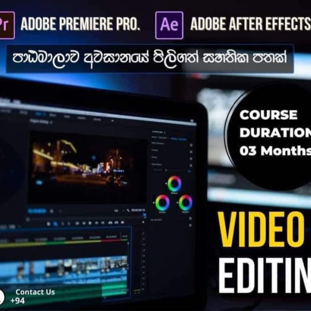 VIDEO EDITING COURSE .