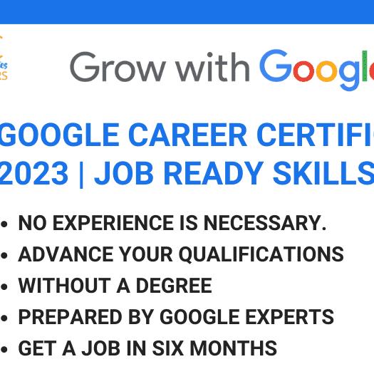 Google Courses Free with Professional Certification ??