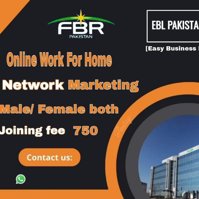 EBL PAKISTAN 💯 ONLINE  WORK