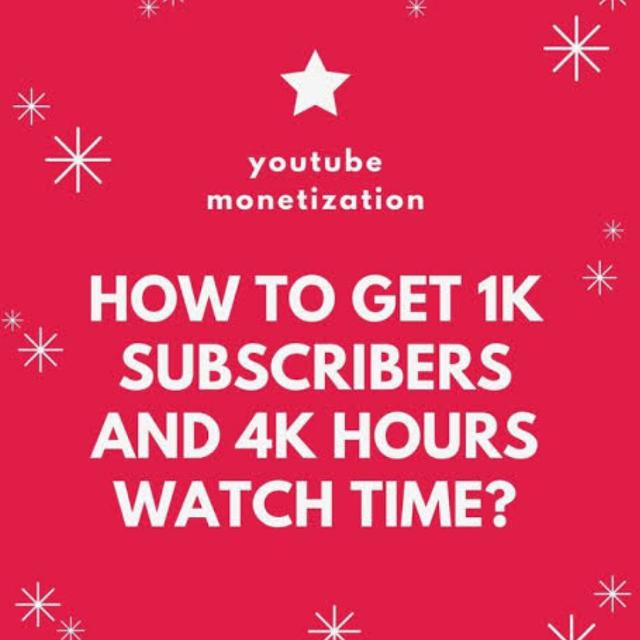 YOUTUBE MONETIZATION 1