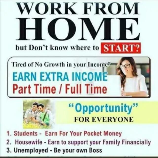 Work From Home (Part Time/Full Time Jobs)