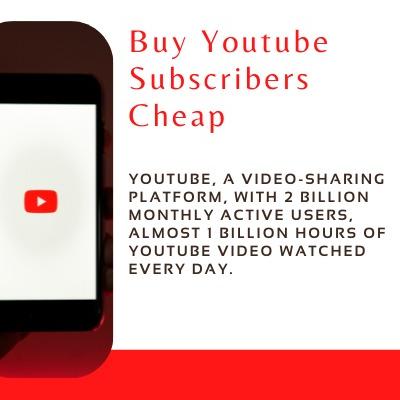 Cheap price on youTube subscribers