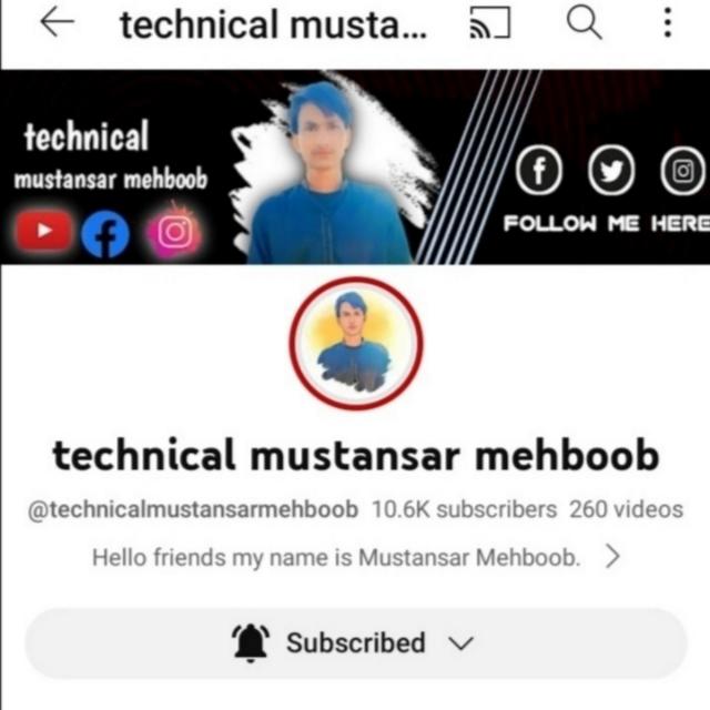 Technical mustansar mehboob