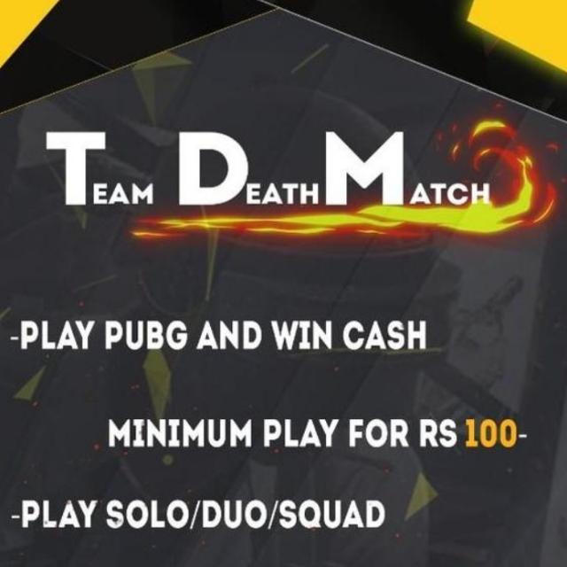 PAID Pubg TDM tournament