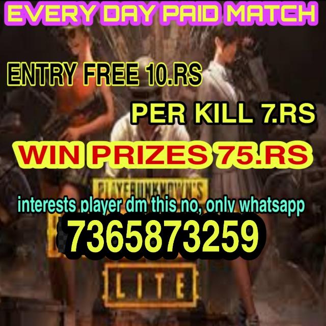 PUBG LITE PAID MATCH