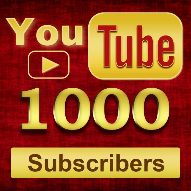 Youtube free 1000 subscri