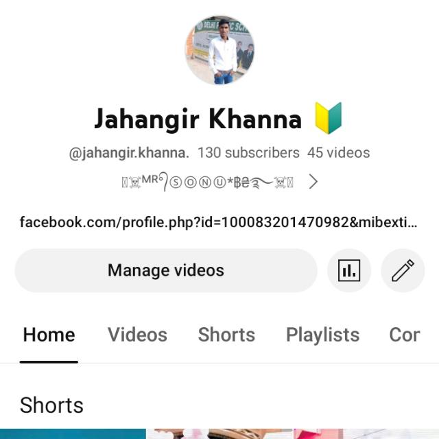 Jahangir Khanna YouTube channel 