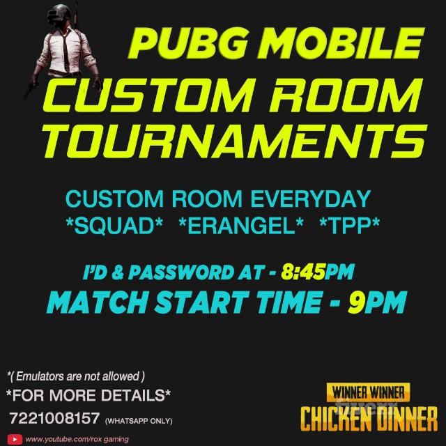 PUBG  FREE CUSTOM