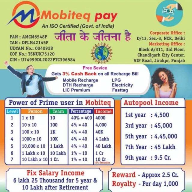 Mobiteq pay digital business