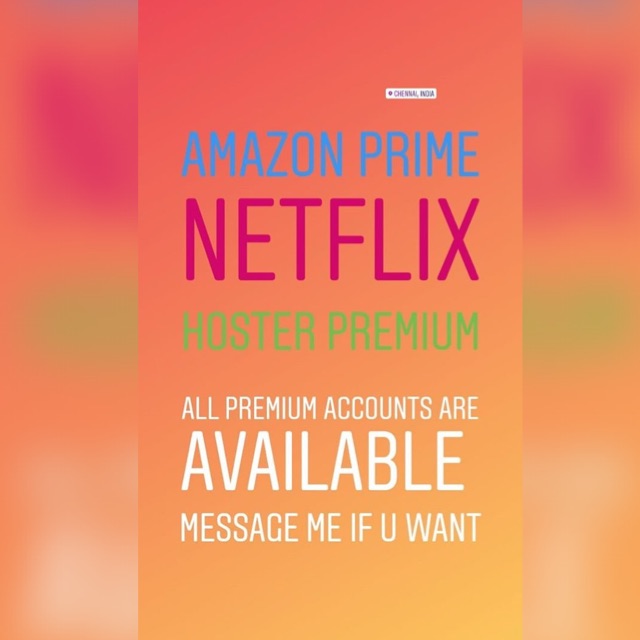 ?  Netflix prime seller ?