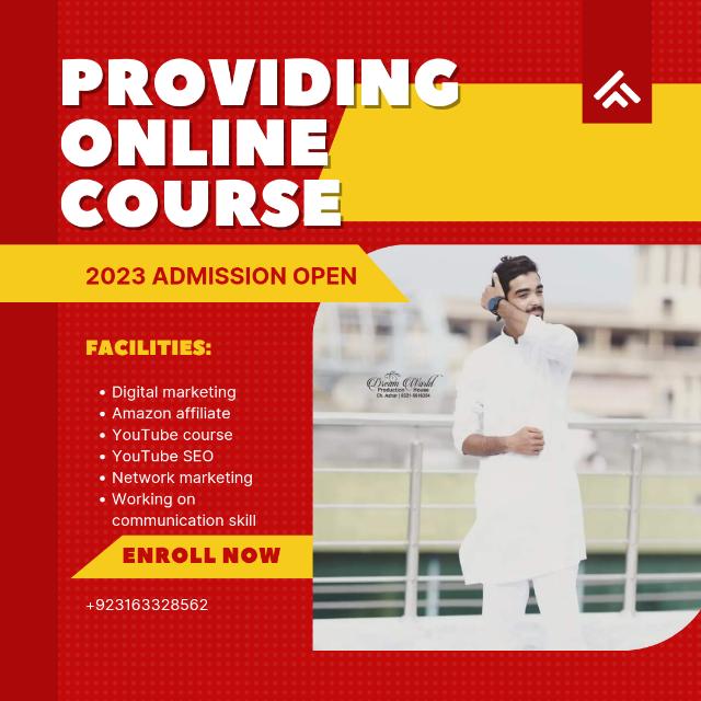 providing Online Course by RAJA Ahmad Jamal bhatti✨?