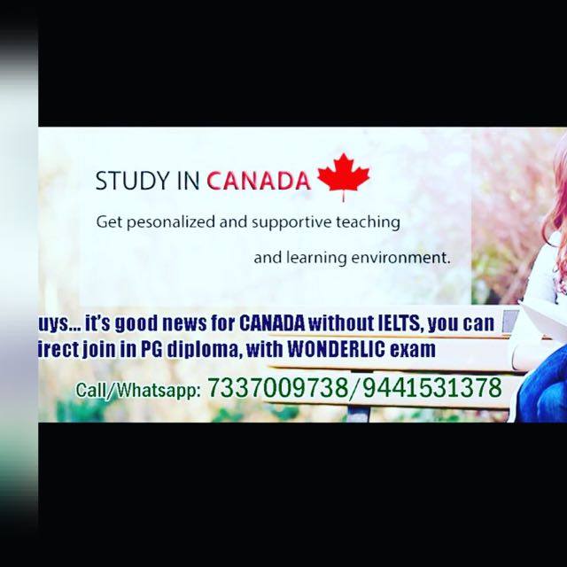 With out  IELTS CANADA