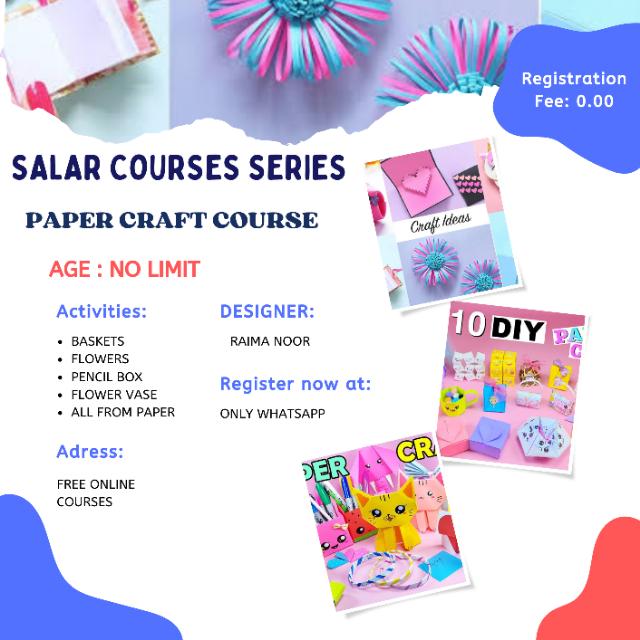 Free paper craft course?