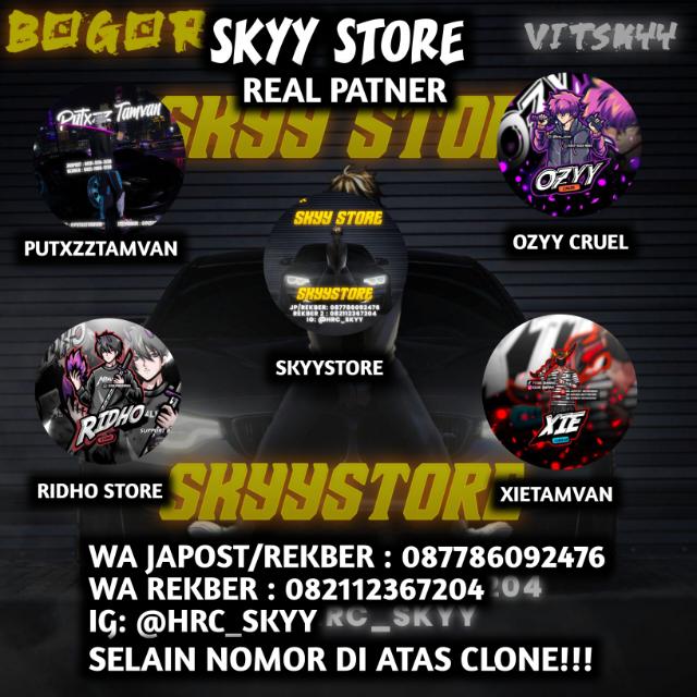 STOCK 3||SKYYSTORE X RIDHO STORE