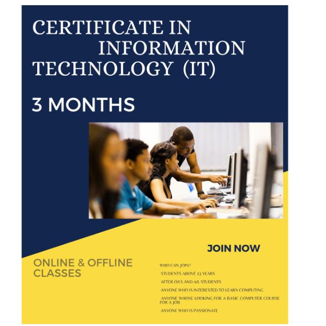 Certificate In IT Course