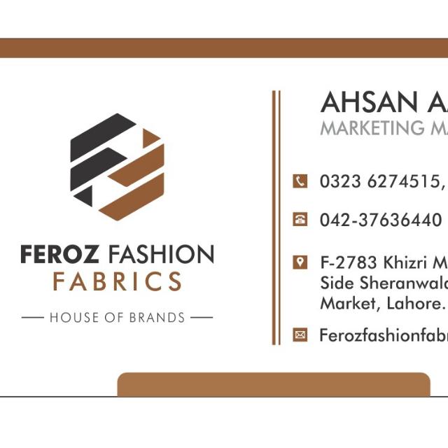 Feroz fashion fabric azam cloth market Lahore