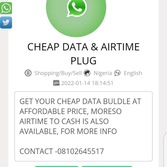 CHEAP DATA & AIRTIME PLUG