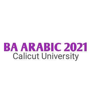 Only 2021 BA Arabic