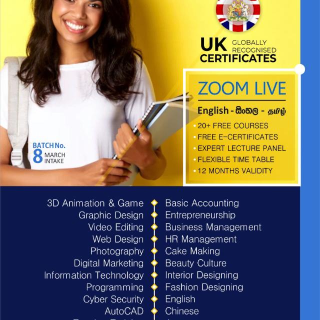 Free Courses-100% Scholarship - Uk Certificates