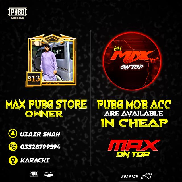 MAX PUBG STORE