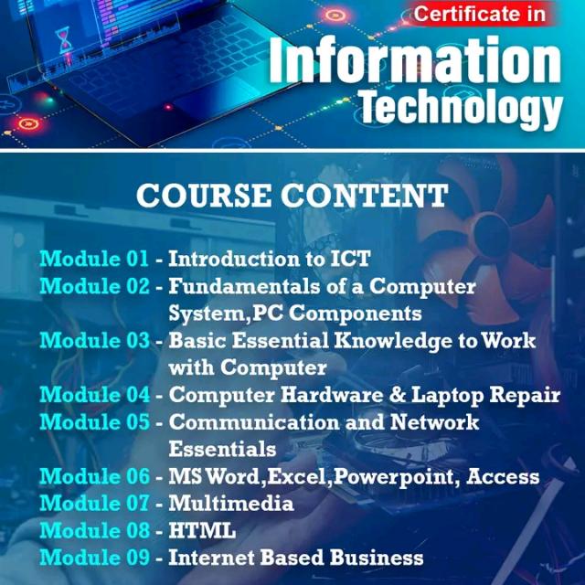 Certificate in IT Course 