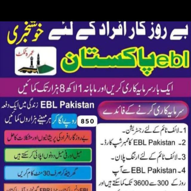 Ebl Pakistan Online work ?