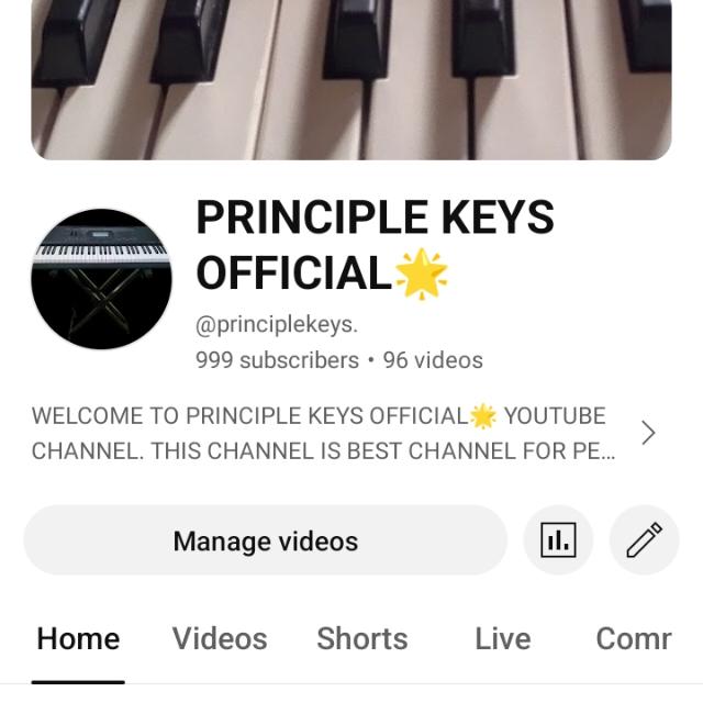 On YouTube= *PRINCIPLE KEYS OFFICIAL*