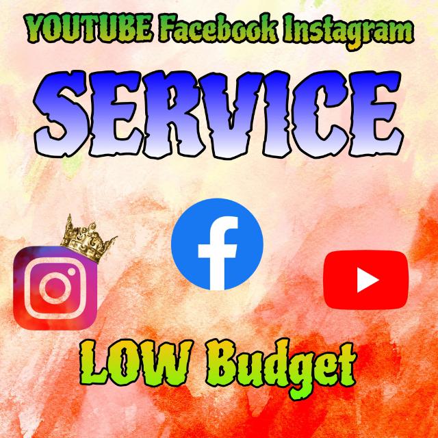 Youtube Facebook Instagram service ???